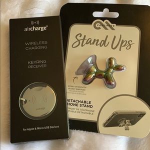 Cell phone accessories. Stand and wireless charger